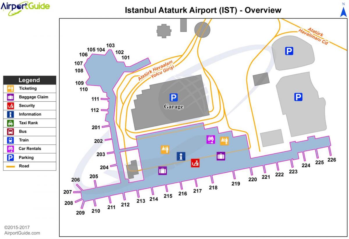atatürkem letiště tranzitní mapa