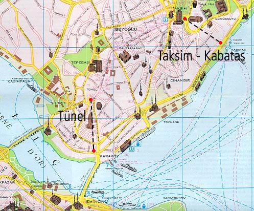 mapa kabatas istanbul