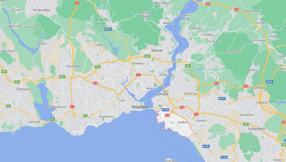 mapa kadikoy istanbul