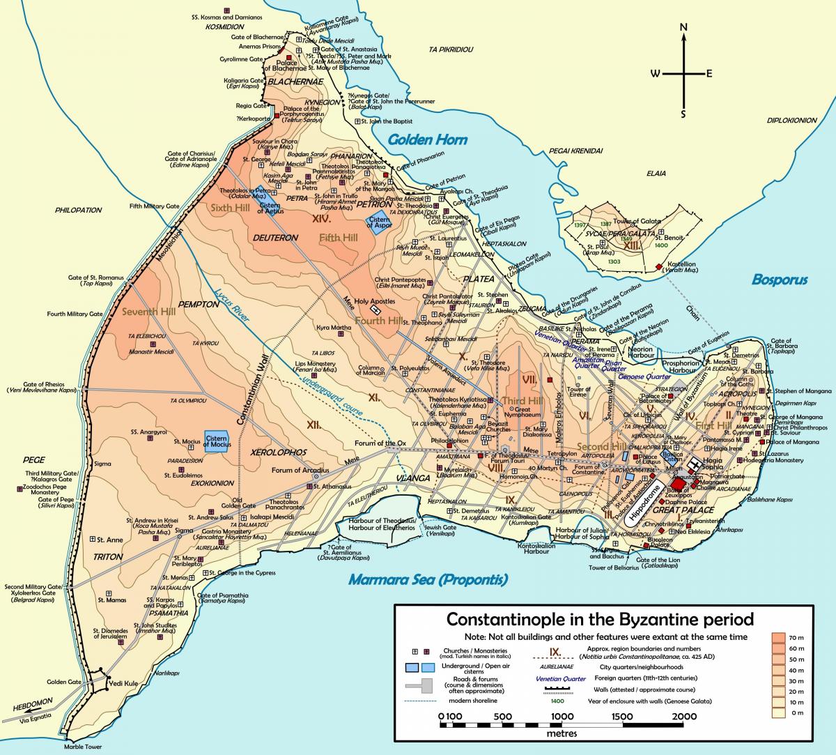 konstantinopol na mapě evropy