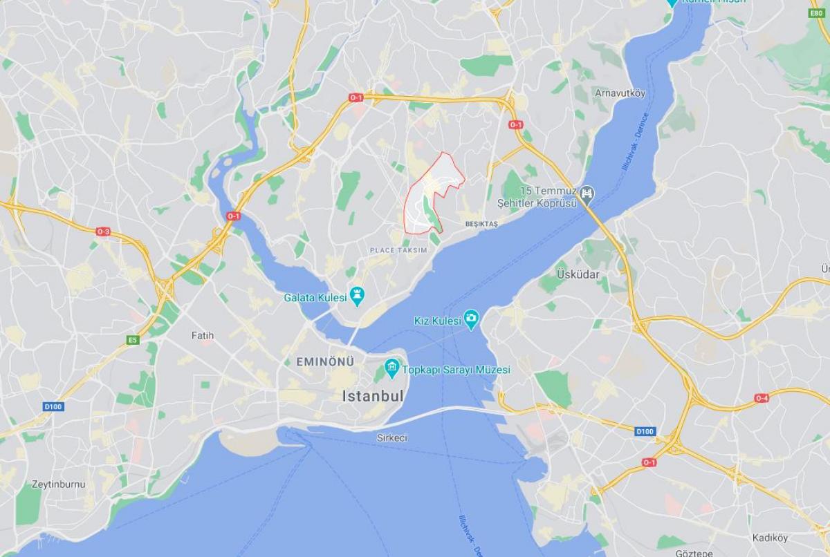 nisantasi istanbul mapě