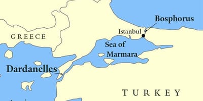 Bosphorus istanbul mapě
