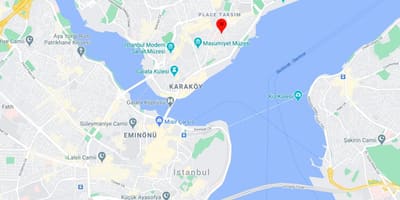 Mapa cihangir istanbul
