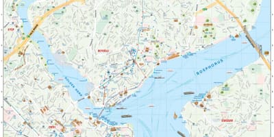 Istanbul street map