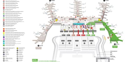 Istanbul terminálu mapě