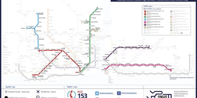 Istanbul metro mapa