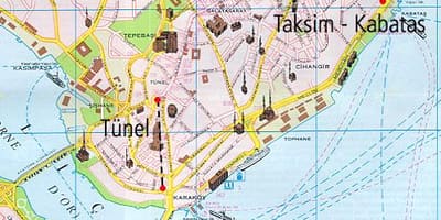 Mapa kabatas istanbul