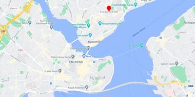 Mapa náměstí taksim istanbul