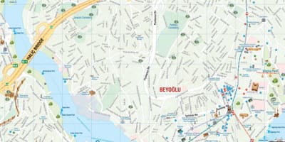Mapa pera istanbul