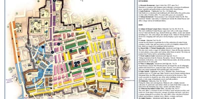 Mapa spice trhu v istanbulu 